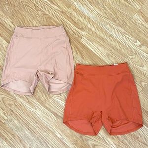 GYMSHARK X KKFIT SHORTS only in Orange Buff